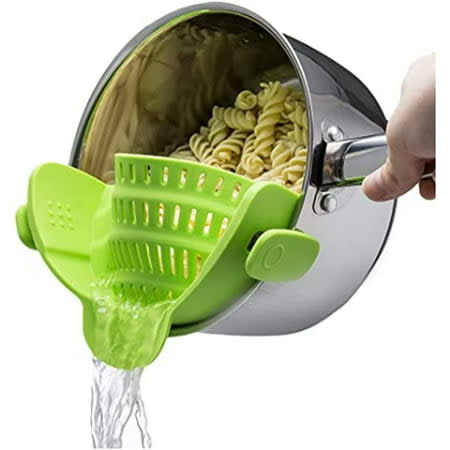 Kitchen Gizmo Snap N' Strain Pot Strainer (Amazon / Amazon)