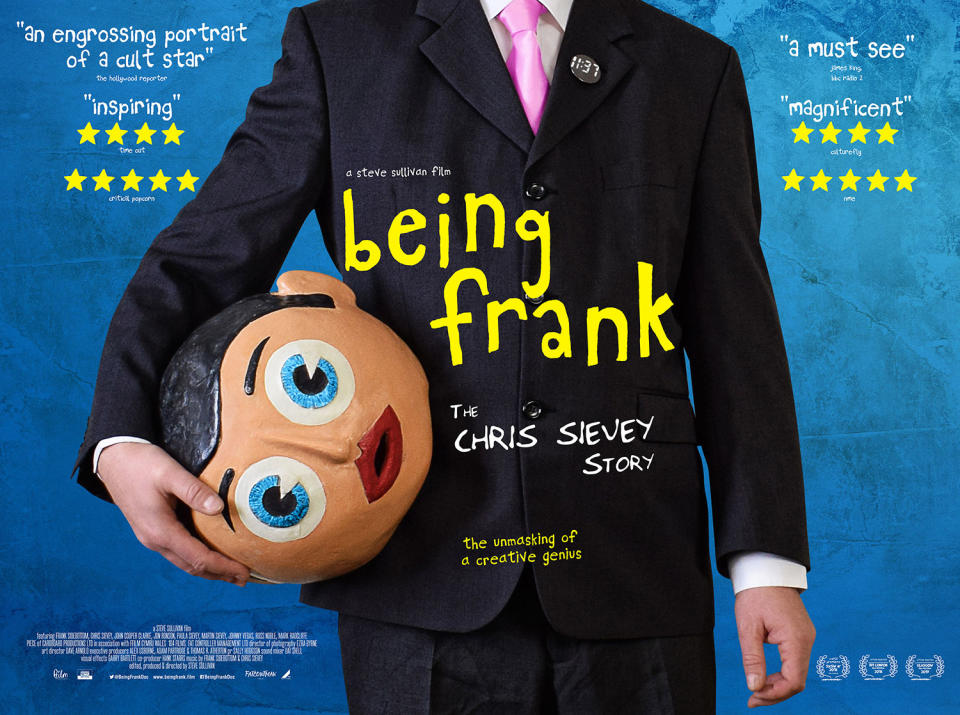 The UK quad for <i>Being Frank: The Chris Sievey Story</i> (Altitude)