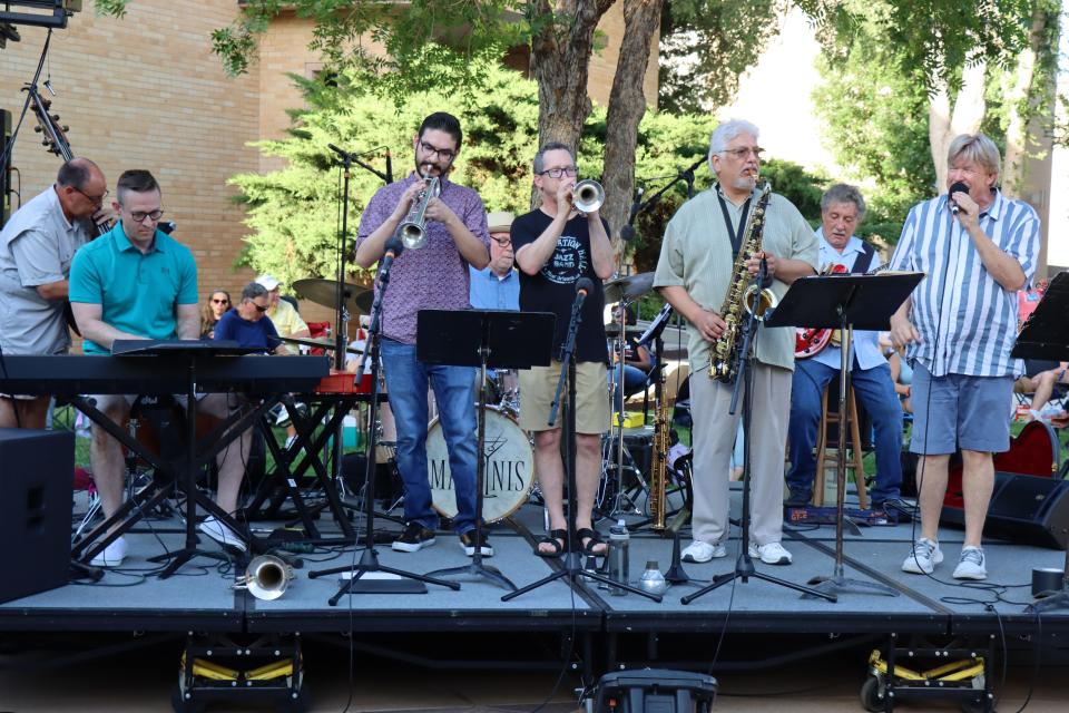 The Martinis opens the 2022 Amarillo College annual June Jazz series to a large crowd at their Washington Street campus.