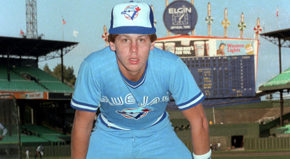 CHICAGO-UNDATED 1981:  Danny Ainge of the Toronto Blue Jay poses before a MLB game at Comiskey Park in Chicago, IL.   Ainge played for the Toronto Blue Jays from 1979-1981.  (Getty Images)