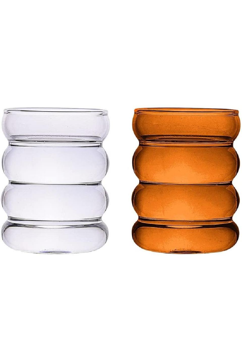 16) Creative Glass Cup (2 pcs)