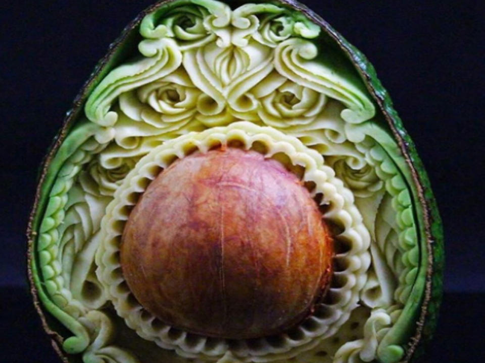 Avocado-Kunst: Diese vergänglichen Kunstwerke werden im Netz gefeiert