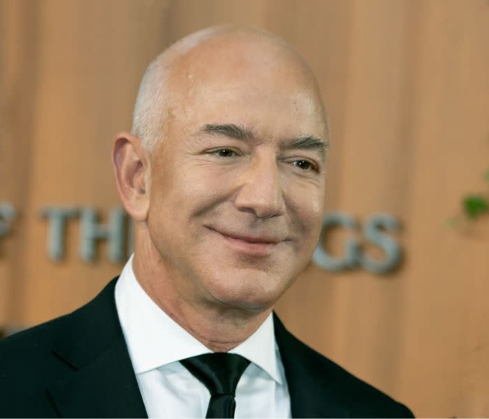 Primer plano de Jeff Bezos