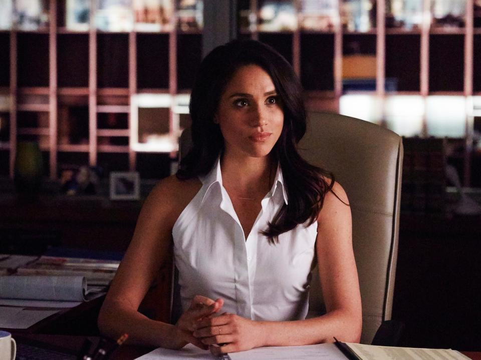 Meghan Markle as Rachel Zane in Suits (© 2015 NBCUniversal Media, LLC.)