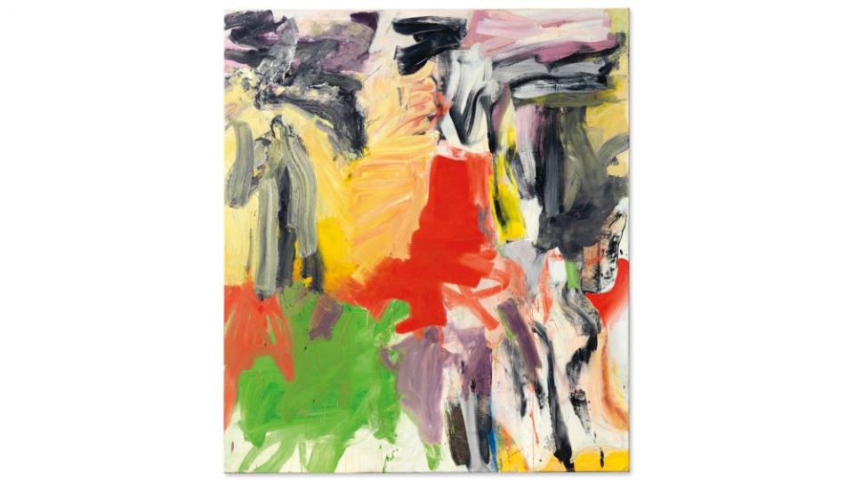 Willem de Kooning’s Untitled 1, 1979, sold for $10.1 million.