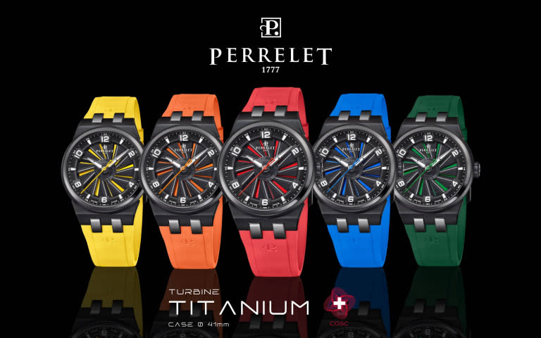 Perrelet沛力錶推出「旋風 41 鈦金屬錶款」！ （圖／業者提供）