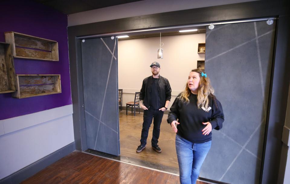 Square Scullery owners Matt and Heather Ulichney walk through the former NoHi Pop-Up as they discuss moving their restaurant to Akron's North Hill.