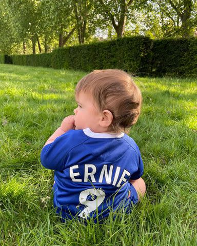 <p>Princess Eugenie/Instagram</p> A new photo Princess Eugenie posted of her son Ernest Brooksbank on his 1st birthday, May 30, 2024.