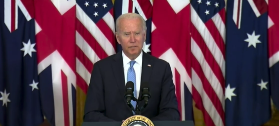 US President Joe Biden thanked Mr Morrison for his support. Source: ABC