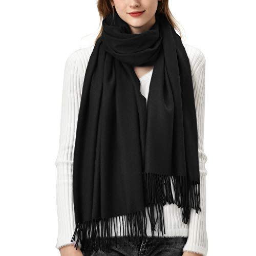 12) Women's Winter Scarf Cashmere Feel Pashmina