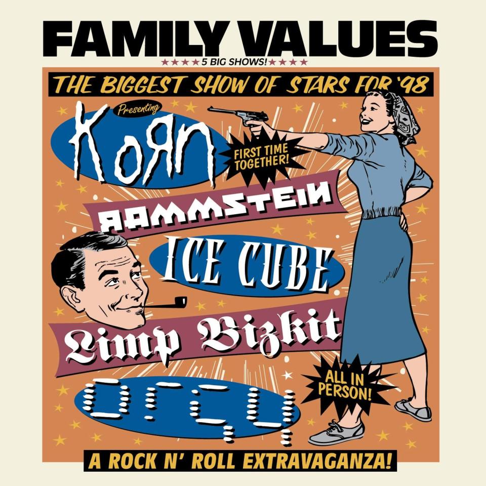 Family Values Tour Poster 1998