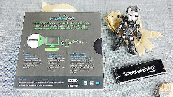 史上最強！！ Actiontec ScreenBeam Mini 2 Continuum Edition 無線顯示接收器 讓您手上的Windows phone 手機變PC