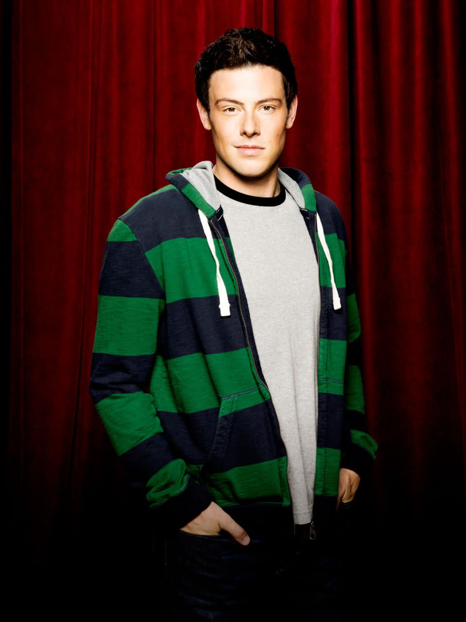 cory monteith as finn hudson in glee