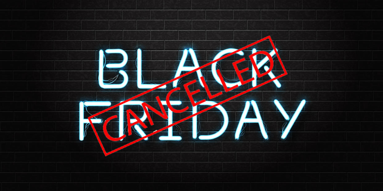 From plunging profits to a charitable stance, the reasons why brands are turning their backs on Black Friday this year [Photo: Getty/Yahoo Style UK]