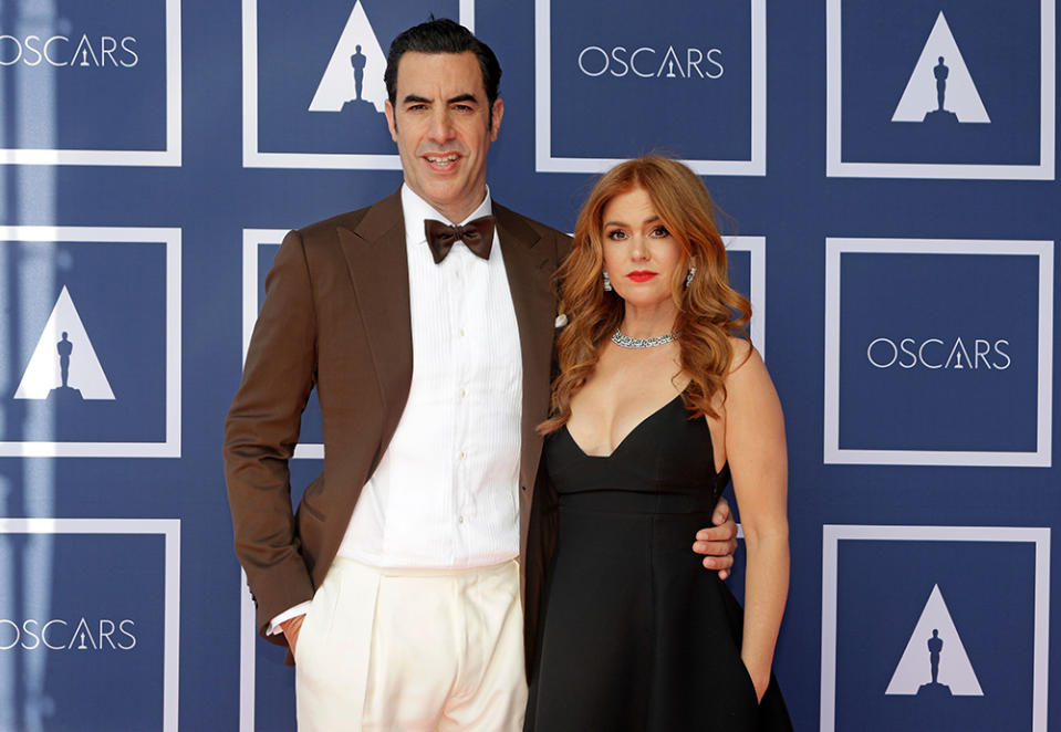 Sacha Baron Cohen and Isla Fisher announced their divorce. Rick Rycroft/Pool/Shutterstock