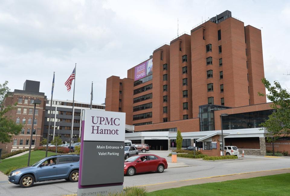 UPMC Hamot, shown in a 2018 file photo, is Erie County's second-largest employer.