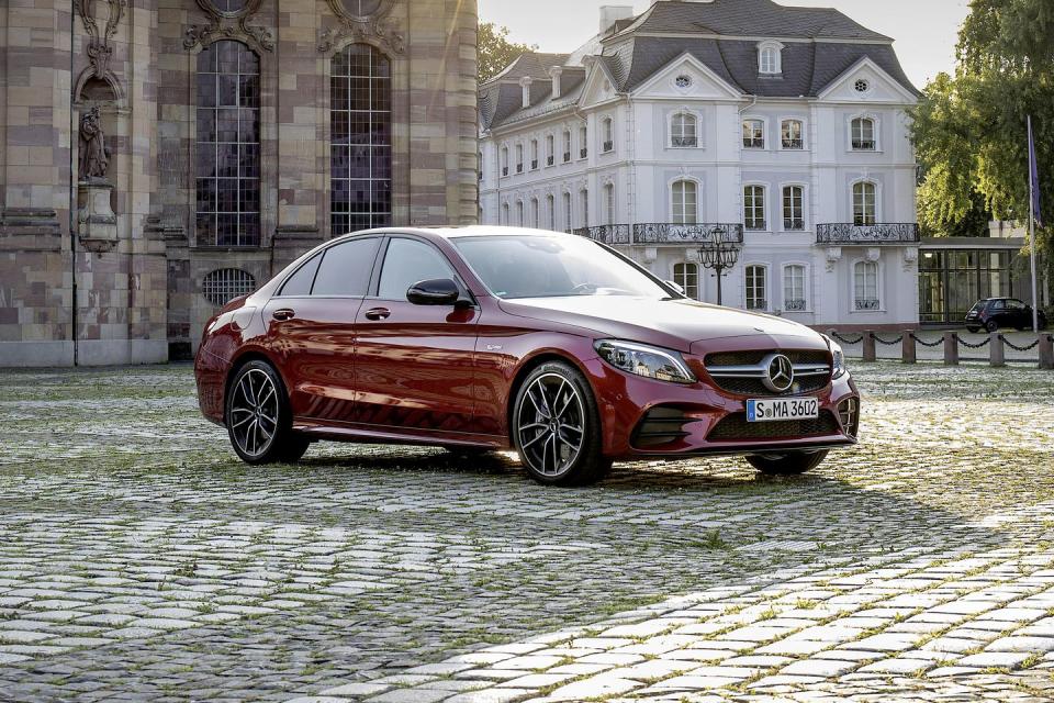 <p>Offered as a coupe and convertible, the 2022 Mercedes-AMG C43 provides a sports-car attitude with luxury-car accouterments. It's on <a href="https://www.caranddriver.com/features/a38873223/2022-editors-choice/" rel="nofollow noopener" target="_blank" data-ylk="slk:our Editors' Choice list;elm:context_link;itc:0;sec:content-canvas" class="link ">our Editors' Choice list</a>, too. These two-door C43 models come standard with a 385-hp twin-turbo V-6 that provides ample power and sounds fantastic. All-wheel drive is standard, and the C43's handling is razor-sharp. Unfortunately, the same can be said of its ride quality, which can be tortuous over rough stretches of road. Like most cars with sporting intentions, the C43 requires you to take the good with the bad. The cabin is stylish, well-equipped, and comfortable for front-seat riders, but those relegated to the back may want for head- and legroom. Likewise with trunk space, which is merely average for the class. This current crop will likely be this generation's last, as <a href="https://www.caranddriver.com/mercedes-benz/c-class" rel="nofollow noopener" target="_blank" data-ylk="slk:the C-class has been redesigned for 2022;elm:context_link;itc:0;sec:content-canvas" class="link ">the C-class has been redesigned for 2022</a>, meaning an <a href="https://www.caranddriver.com/mercedes-amg" rel="nofollow noopener" target="_blank" data-ylk="slk:AMG-tuned;elm:context_link;itc:0;sec:content-canvas" class="link ">AMG-tuned</a> variant should be on its way to replacing the C43 with something more modern and, hopefully, just as fun to drive.<br></p><p><a class="link " href="https://www.caranddriver.com/mercedes-amg/c43" rel="nofollow noopener" target="_blank" data-ylk="slk:Review, Pricing, and Specs;elm:context_link;itc:0;sec:content-canvas">Review, Pricing, and Specs</a></p>