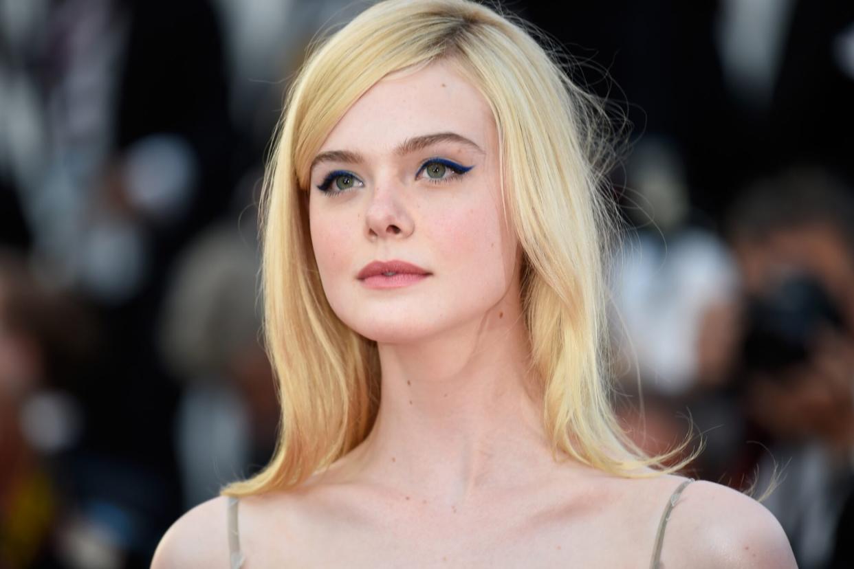 CANNES, FRANCE - MAY 23: Elle Fanning attends the 70th Anniversary of the 70th annual Cannes Film Festival at Palais des Festivals on May 23, 2017 in Cannes, France. (Photo by Antony Jones/Getty Images)