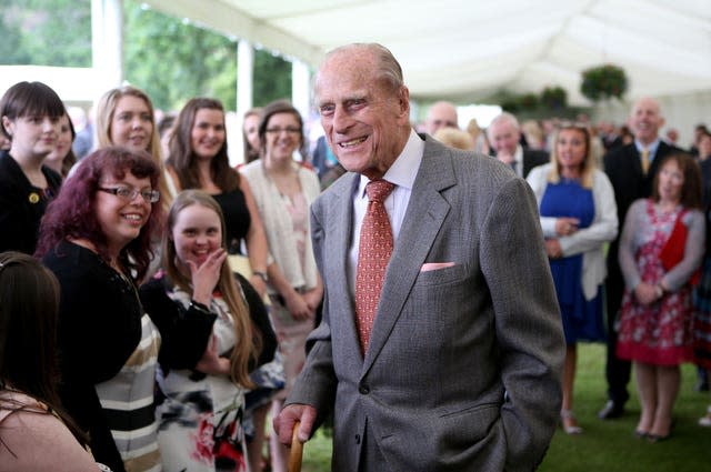 File photo dated 06/07/17 of the Duke of Edinburgh attending the Presentation Reception for The Duke of Edinburgh Gold Award holders in the gardens at the Palace of Holyroodhouse in Edinburgh. The Duke of Edinburgh’s Award is likely to be judged Prince Philip’s greatest legacy. Issue date: Friday April 4, 2021