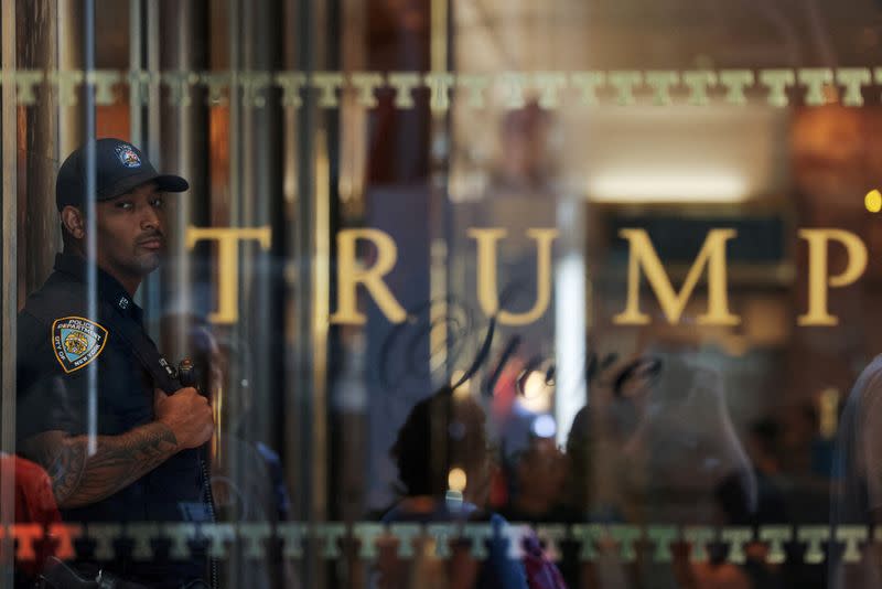 FILE PHOTO: Trump Tower after former U.S. President Donald Trump said that FBI agents raided his Mar-a-Lago home, in Manhattan, New York City