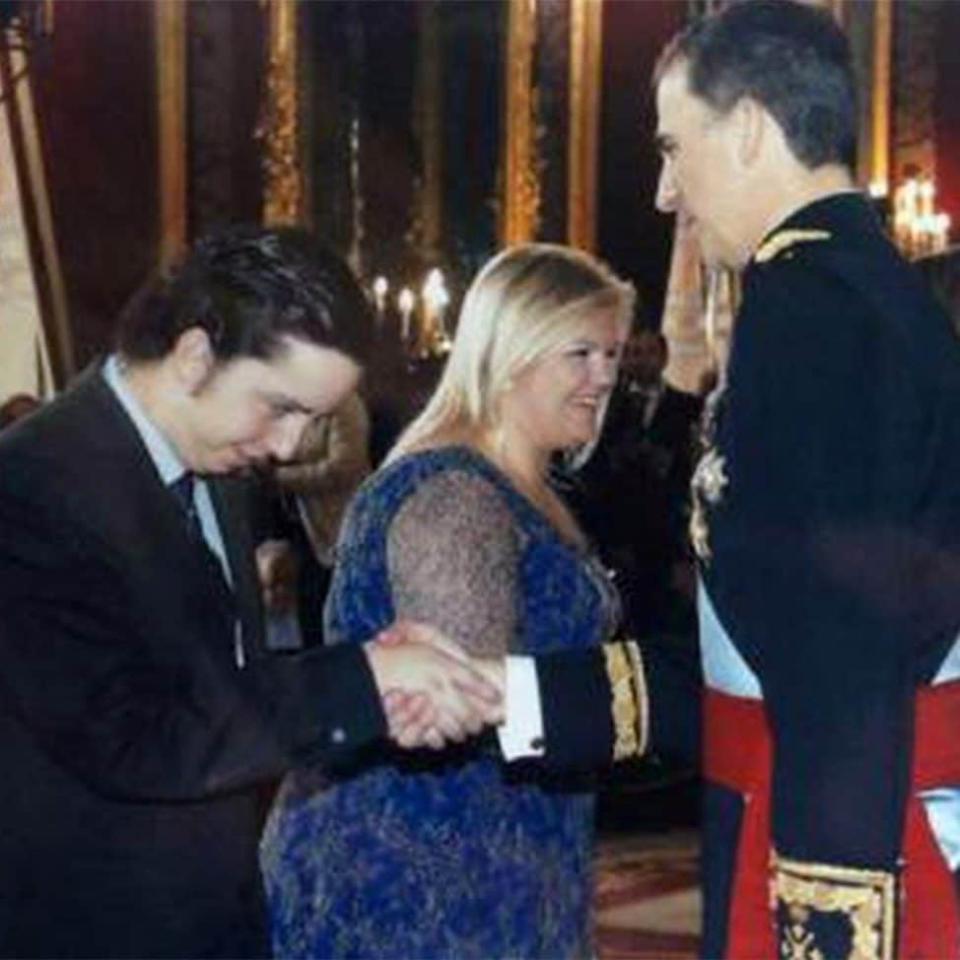 Francisco Nicolás Gómez Iglesias at the coronation of King Felipe VI