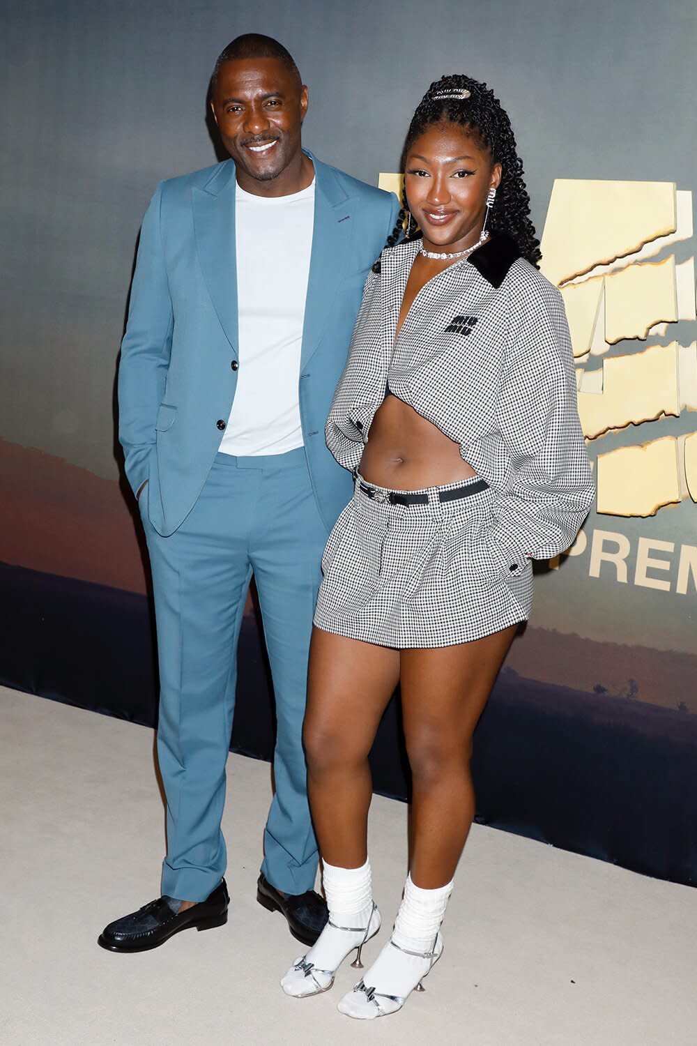 Idris Elba and daughter Isan Elba 'Beast' film Premiere, New York, USA - 08 Aug 2022