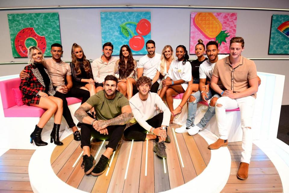 Contestants from this year's Love Island at the ExCel, London. (PA Wire/PA Images)