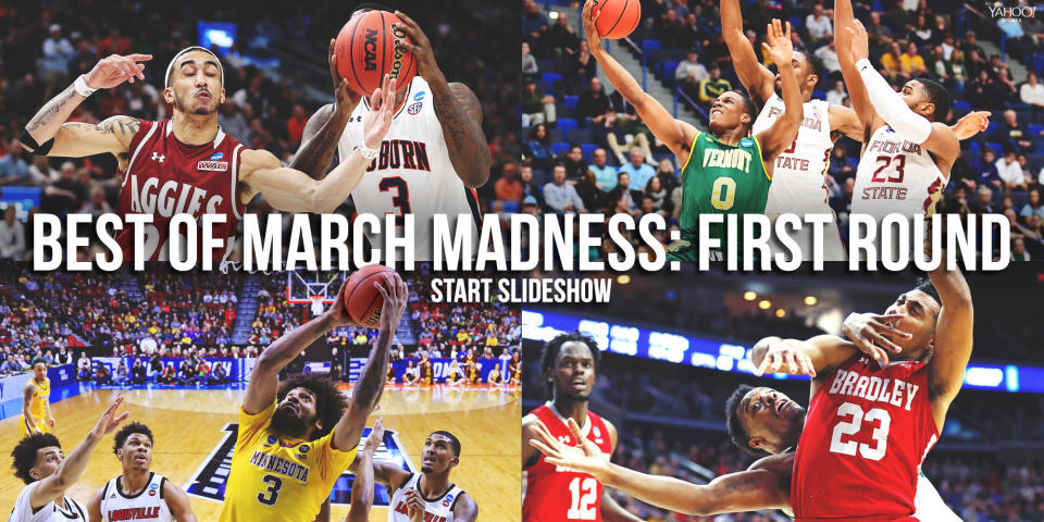 Catch up with the first round of the NCAA Tournament.