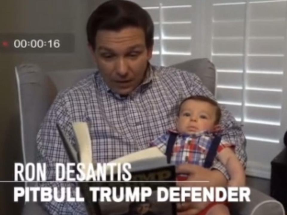 Ron DeSantis 2018 campaign video showing Trump support