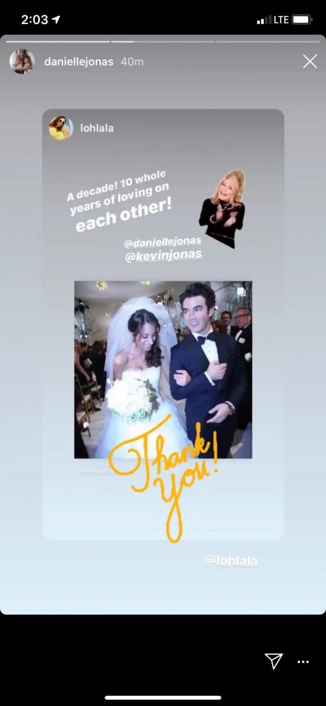 Kevin Jonas Celebrates 10th Anniversary of Engagement to Danielle