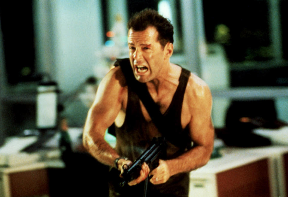 Bruce Willis in "Die Hard"