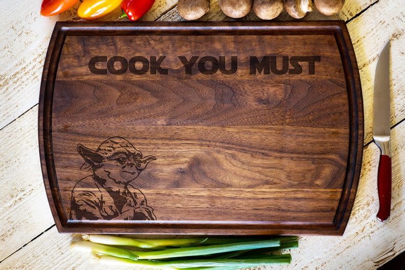 44) Star Wars Gift Engraved Cutting Board