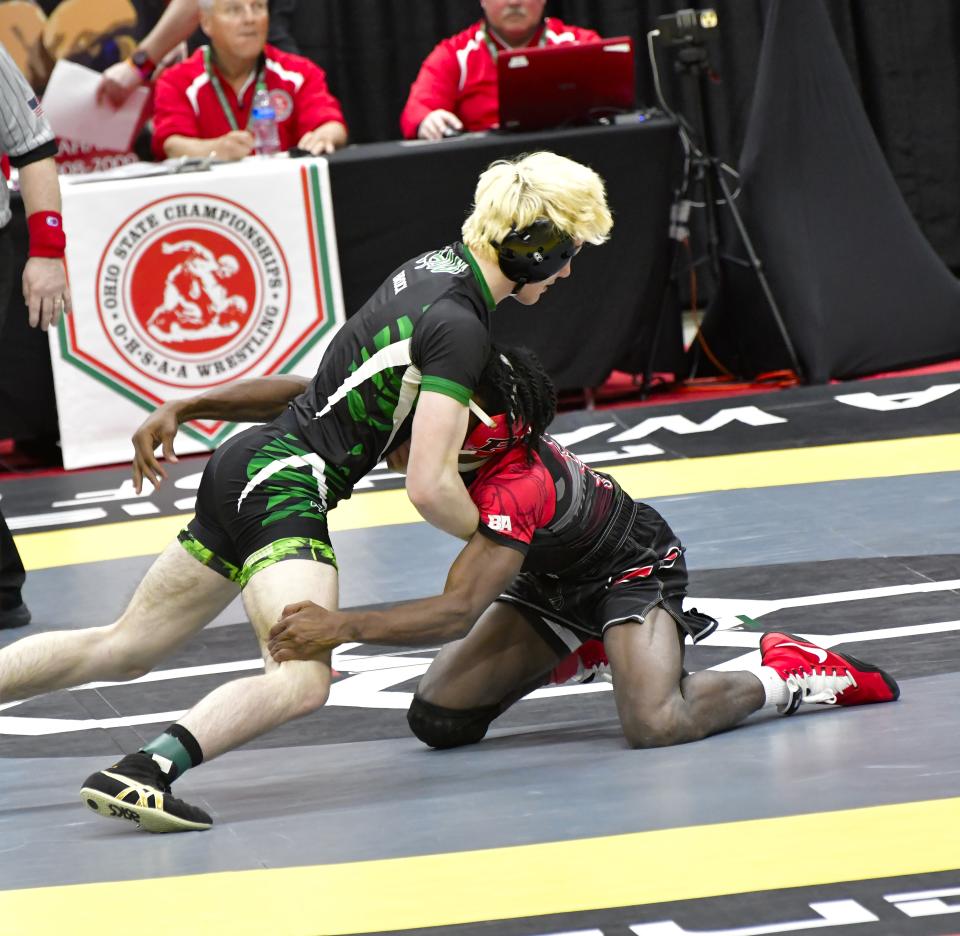 Wyatt Brock placed seventh in the OHSAA Division I state tournament last season as a sophomore.