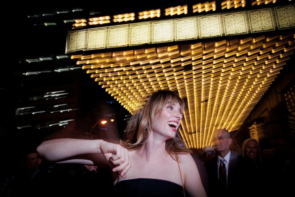 Maya Hawke walks the red carpet before the TIFF premiere of the film Wildcat on Sept. 11, 2023.