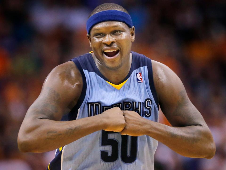 Memphis Grizzlies' Zach Randolph smiles during the second half of an NBA basketball game against the Phoenix Suns, Monday, April 14, 2014, in Phoenix. (The Grizzlies won, 97-91.) A documentary about Randolph will screen at this year's Indie Memphis Film Festival.