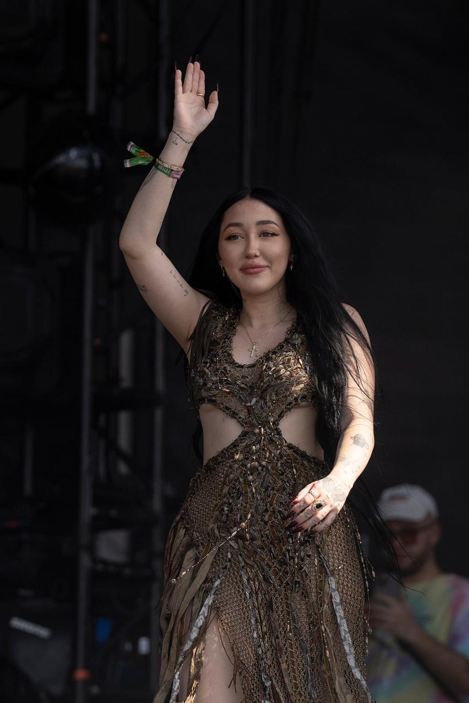 Noah Cyrus performs on the American Express Stage during day one of weekend two of Austin City Limits Music Festival on Friday, Oct. 14, 2022. 