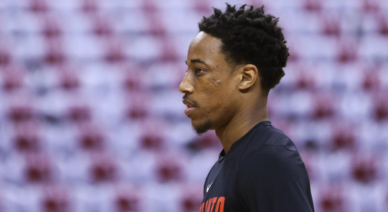 DeMar DeRozan has been open about his struggles with depression.(Photo by Vaughn Ridley/Getty Images)