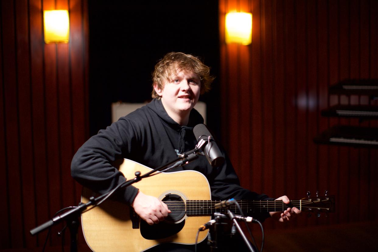 Lewis Capaldi put his own take on Setting Sun by The Chemical Brothers for the YouTube Original. (Joss Crowley)