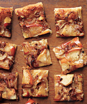 Caramelized Onion Tarts With Apples