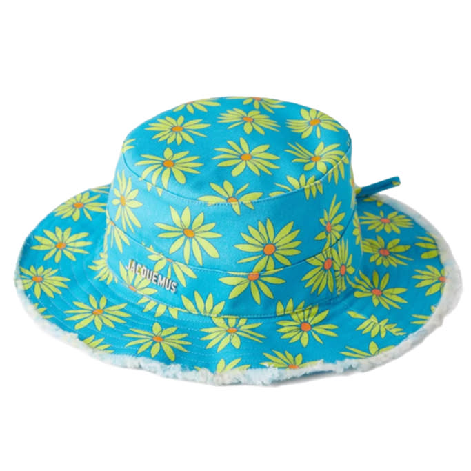 Jacquemus Bob Artichaut Floral-Print Cotton Bucket Hat