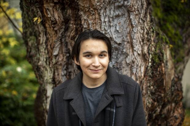 Jeremy Ratt is the host of a new CBC podcast called Pieces about his personal journey toward better understanding his Woods-Cree roots. He said that journey was helped by seeing Indigenous influencers on social media platforms like TikTok. (Ben Nelms/CBC - image credit)