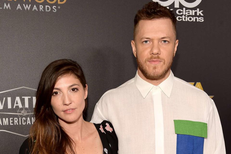 Matt Winkelmeyer/Getty  Aja Volkman and Dan Reynolds