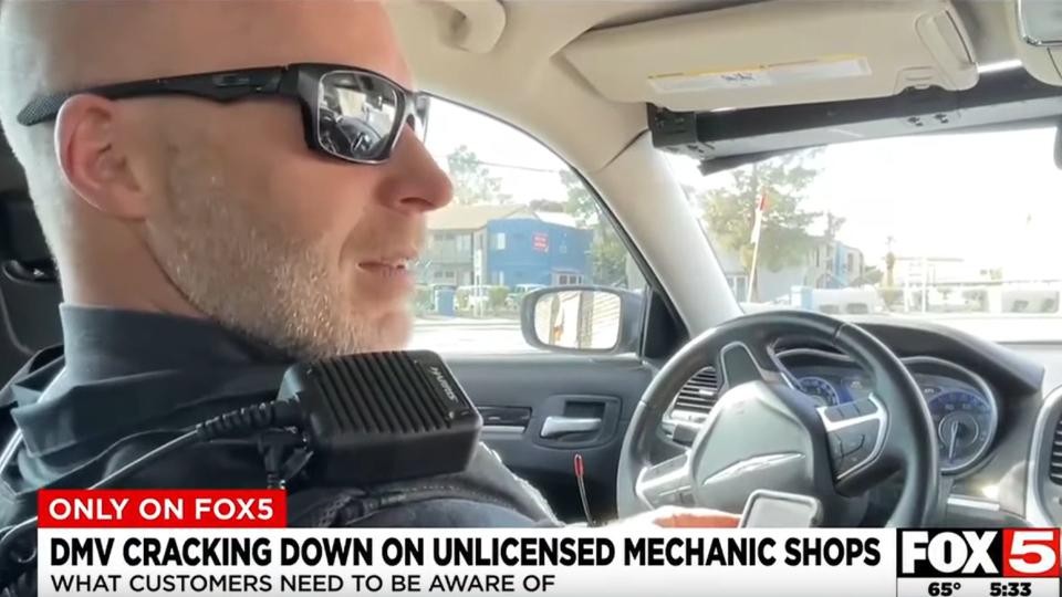 Watch DMV Cops Bust An Unlicensed Repair Shop