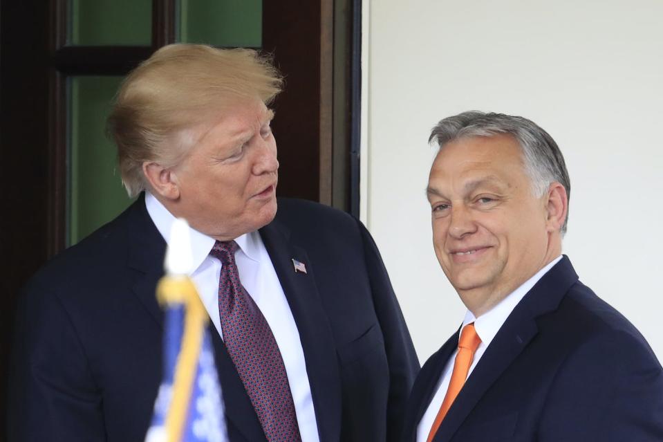 Right-wing European leaders like Victor Orbán have tried to maintain a balancing act when it comes to condemning Trump and the insurrection. (AP Photo/Manuel Balce Ceneta)