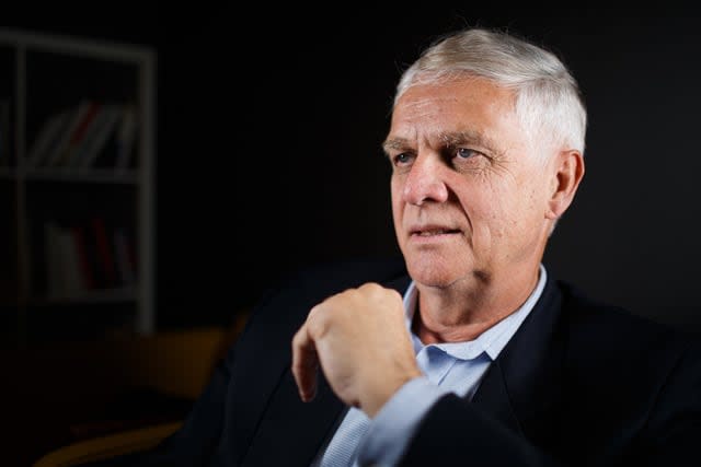 Former Quebec Superior Court justice André Denis, who is leading the Oblate Safeguarding Commission, an independent review of historical allegations of sexual abuse against Johannes Rivoire in present-day Nunavut.