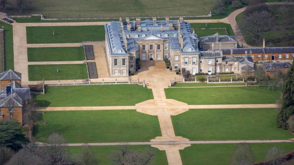 Aerial Photograph of Althorp, Northamptonshire