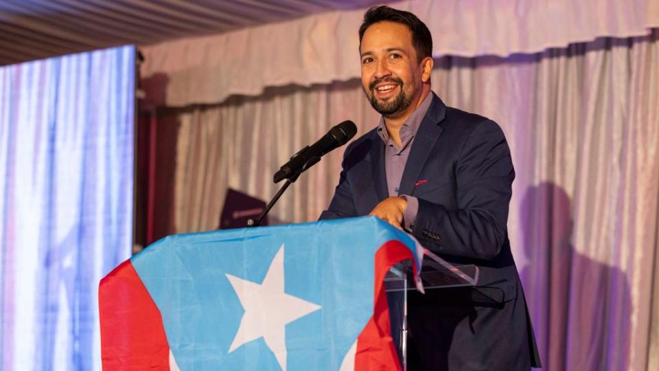 chicago, illinois september 14 lin manuel miranda during the national museum of puerto rican arts culture 10th annual raices gala at the galleria marchetti on september 14, 2023 in chicago, illinois photo by barry brecheisengetty images