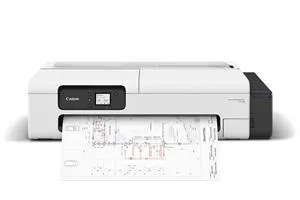 The imagePROGRAF TC-20 printer is specifically designed to fit in environments with limited space.