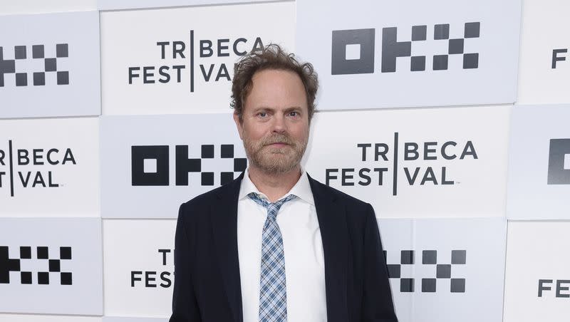 Rainn Wilson attends the premiere for “Jerry & Marge Go Large” at BMCC during the 2022 Tribeca Festival on Tuesday, June 15, 2022, in New York. Wilson recently released a new book, “Soul Boom: Why We Need a Spiritual Revolution,” in which he opened up about his spiritual journey.