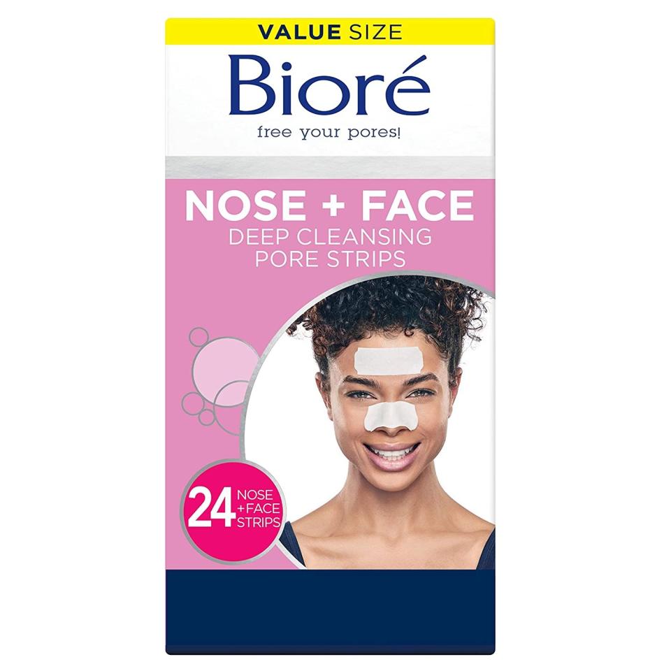 Bioré Nose+Face Deep Cleansing Pore Strips; best blackhead remover pore strips